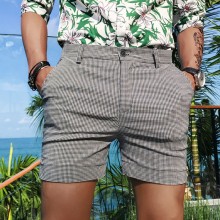 Casual shorts, 3/4 ultra short suit pants HF2415-04-02