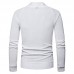 Mens Breathable V  Neck Single Breasted Pockets Long Sleeve Cardigans Coats