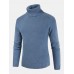 Men’s Male Self  cultivation High Collar Solid Color Sweaters