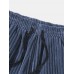 Mens Solid Color Corduroy Preppy Homelike Regular Pants