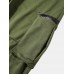 Mens Zipper Pockets Drawstring Waist Casual Solid Jogger Pants